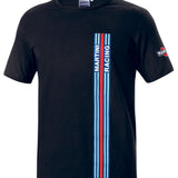T-Shirt Martini Big Stripes Black