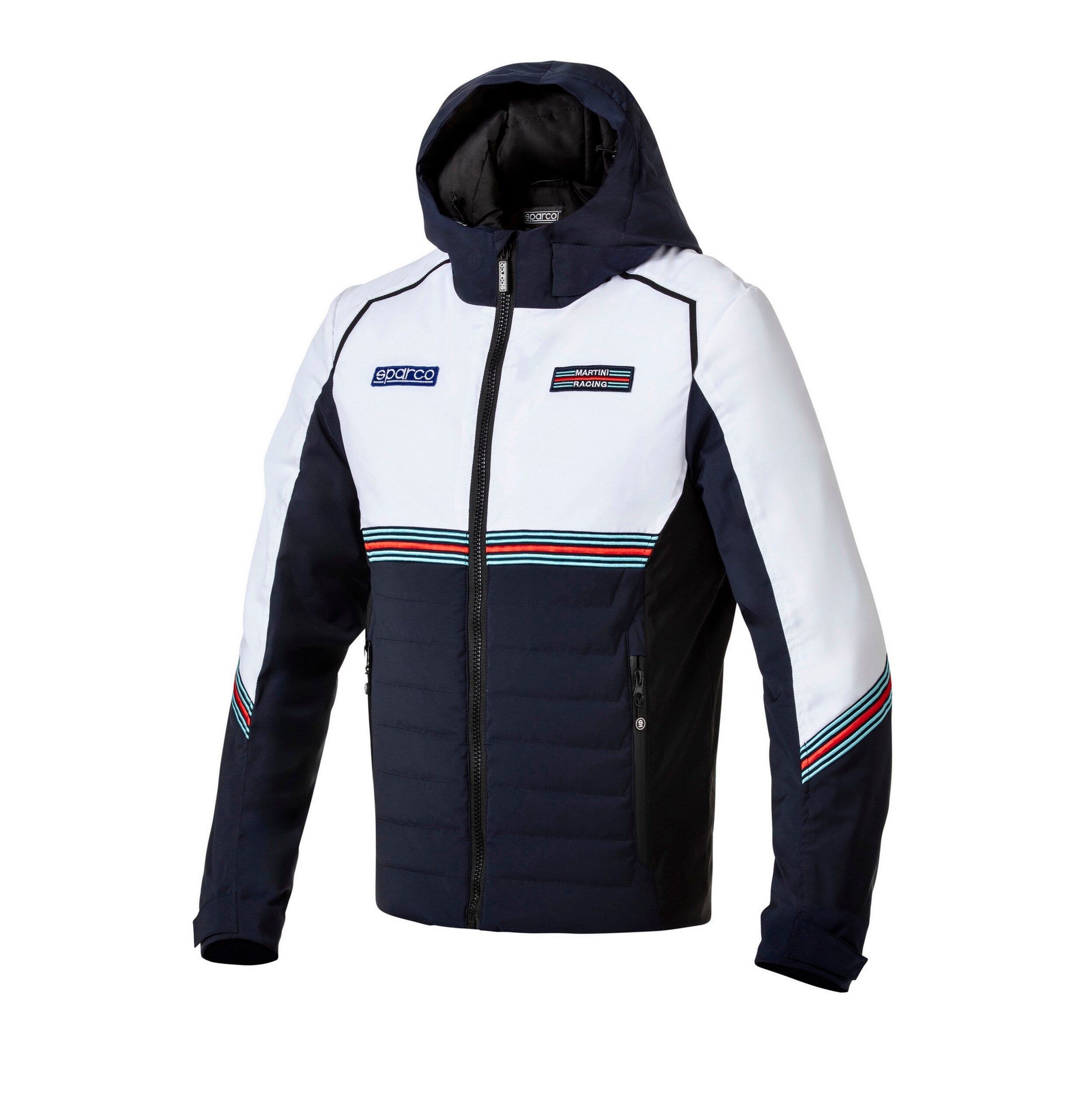 Winter Jacket Sparco Martini Racing Blue/White