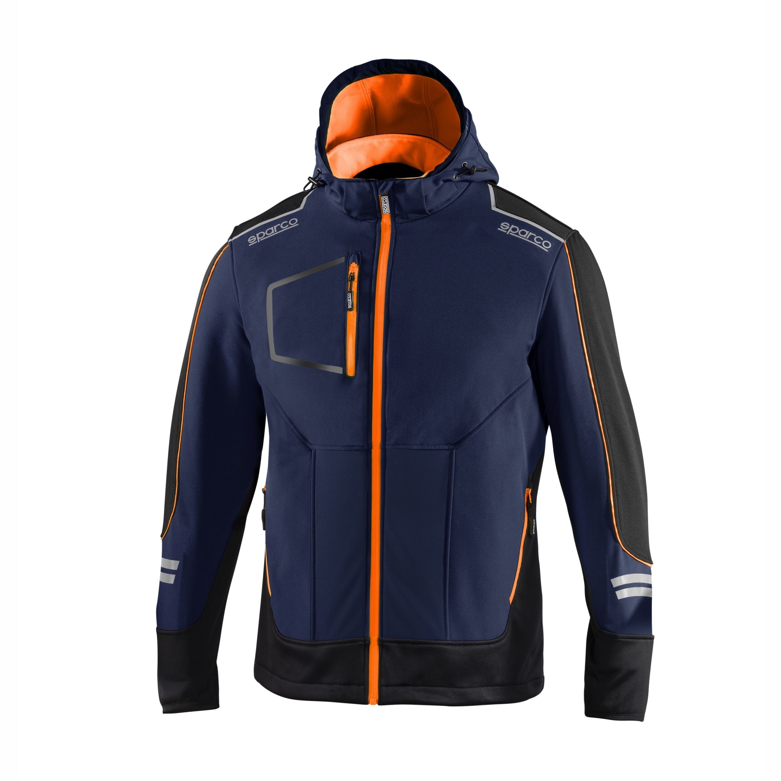 Jacket Softshell Sparco Tech Blue/Orange