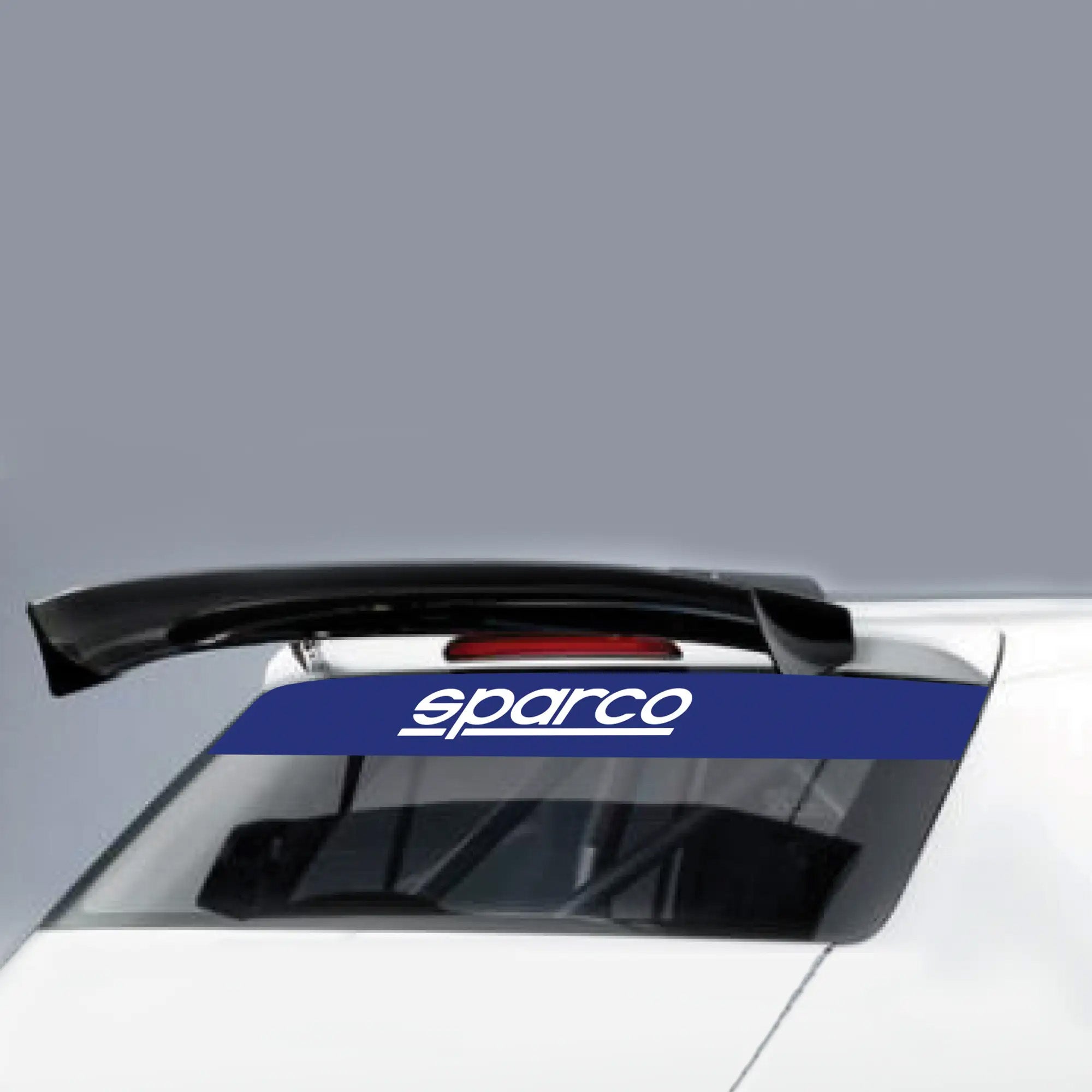 Rear window sticker Sparco