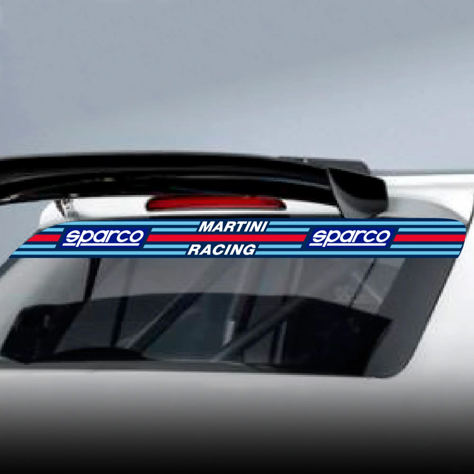 Rear Window Banner Martini Racing