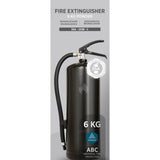 Design by Housegard  Fire Extinguisher, 6kg Powder, Black