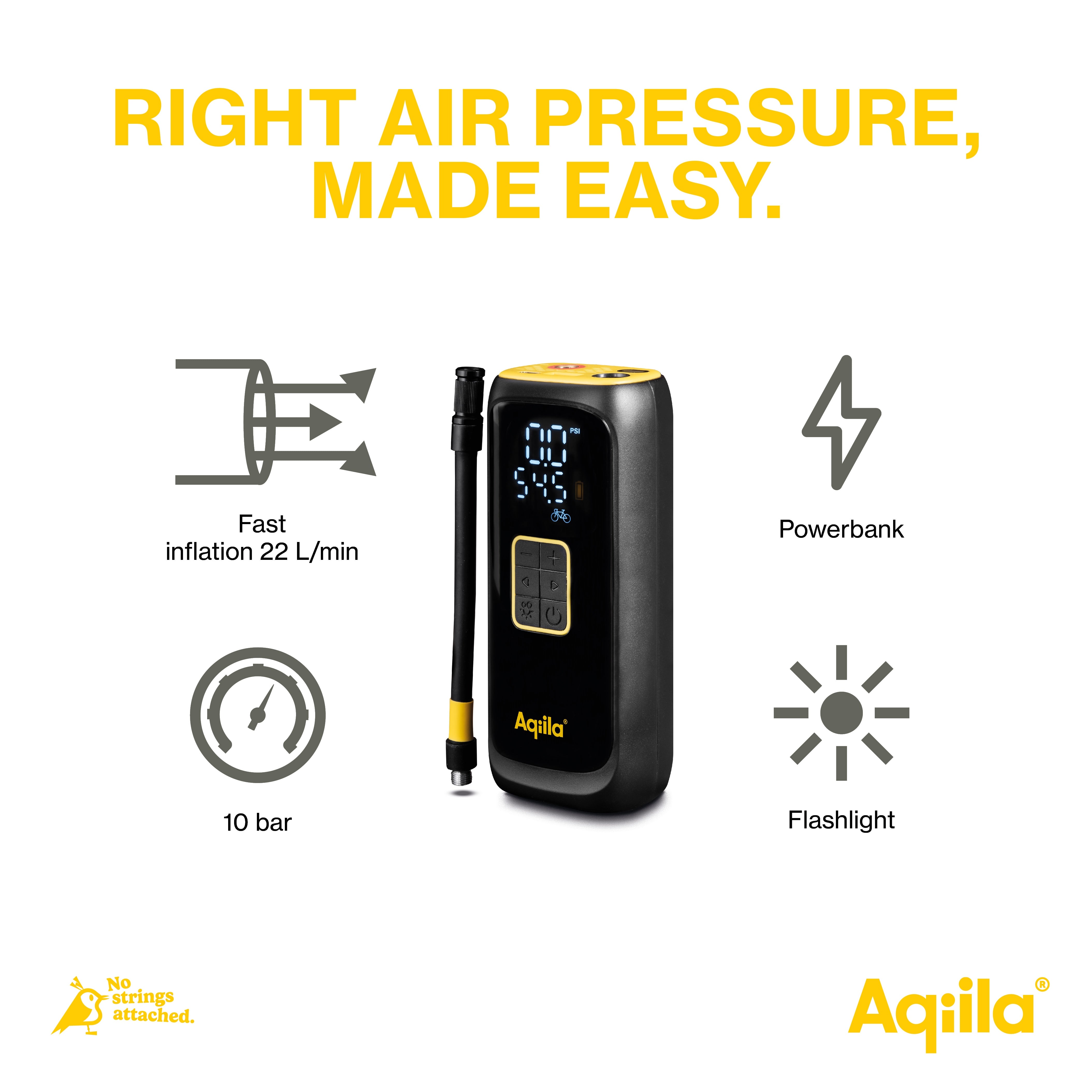 Aqiila Airbird C4 – Air Pump Portable Compressor