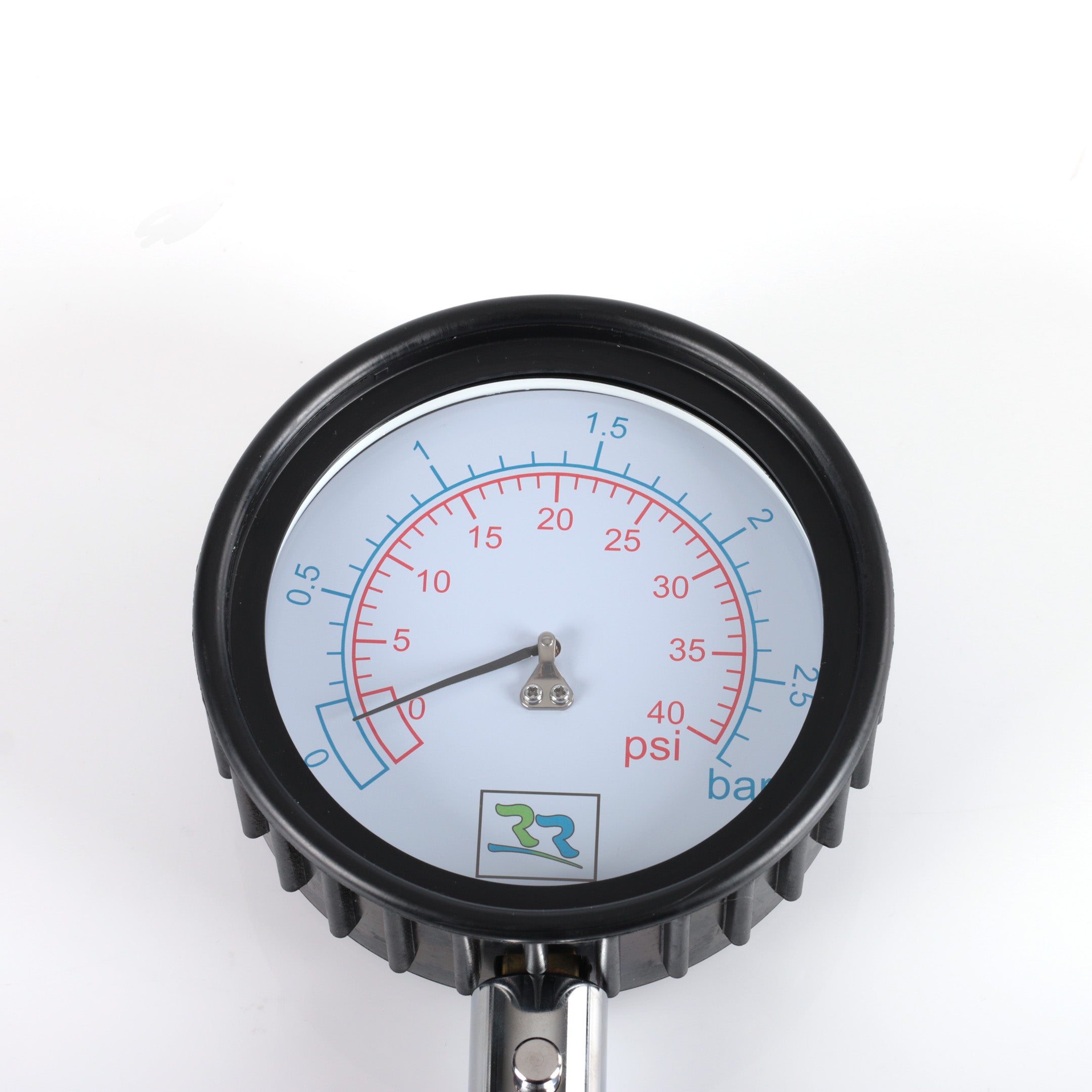 Tyre pressure gauge 0-2,5 bar