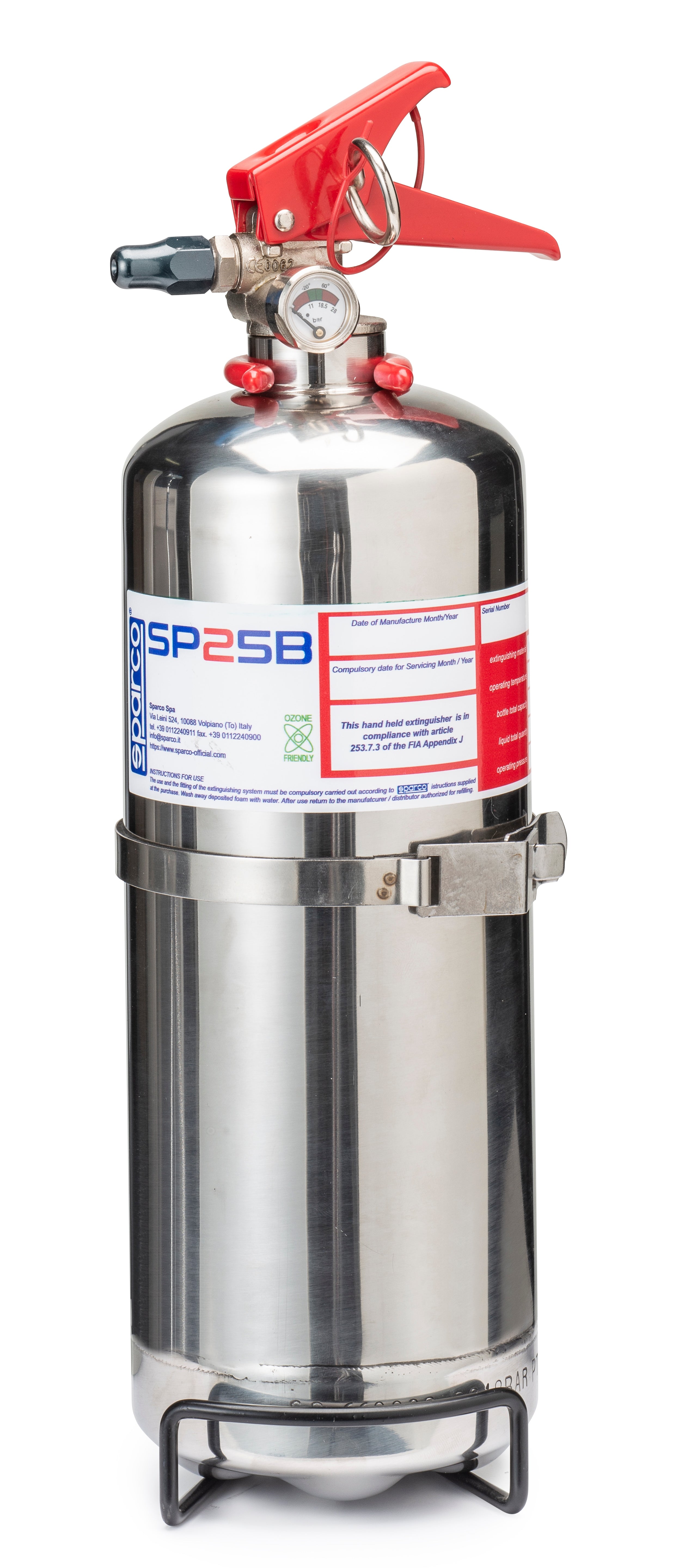 Sparco Fire Extinguisher FIA 2 lit