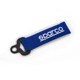Key ring Sparco Leather Blue