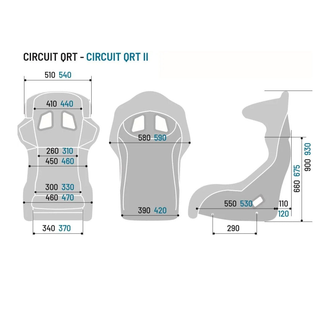 Seat Sparco CIRCUIT II L QRT