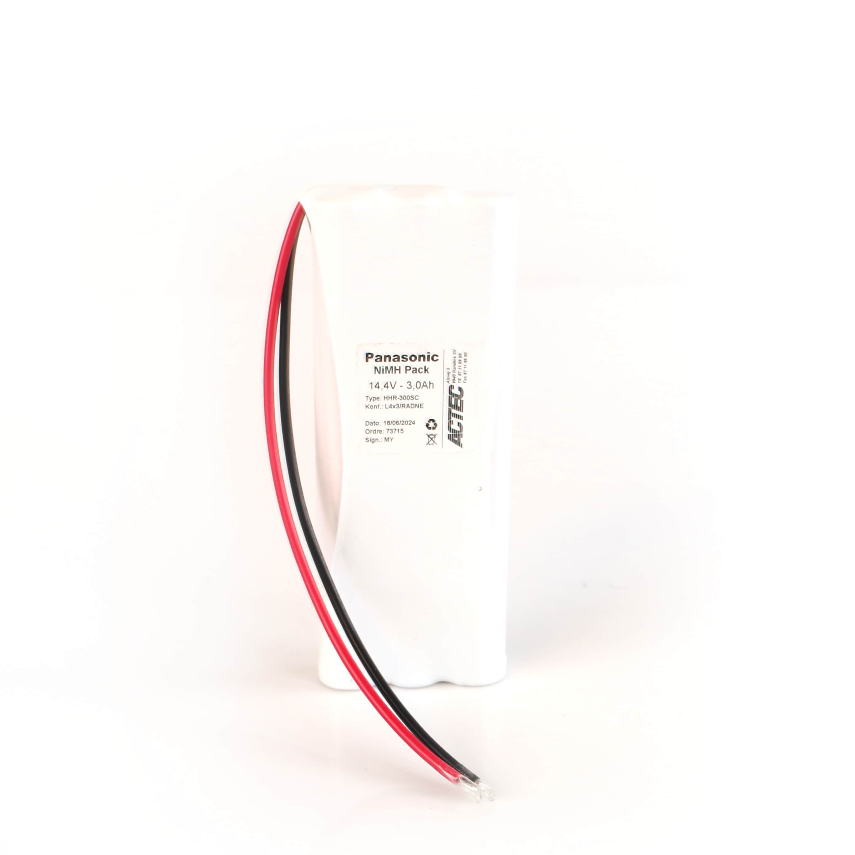 Battery 12 cells, 14,4 V 3000 mAh