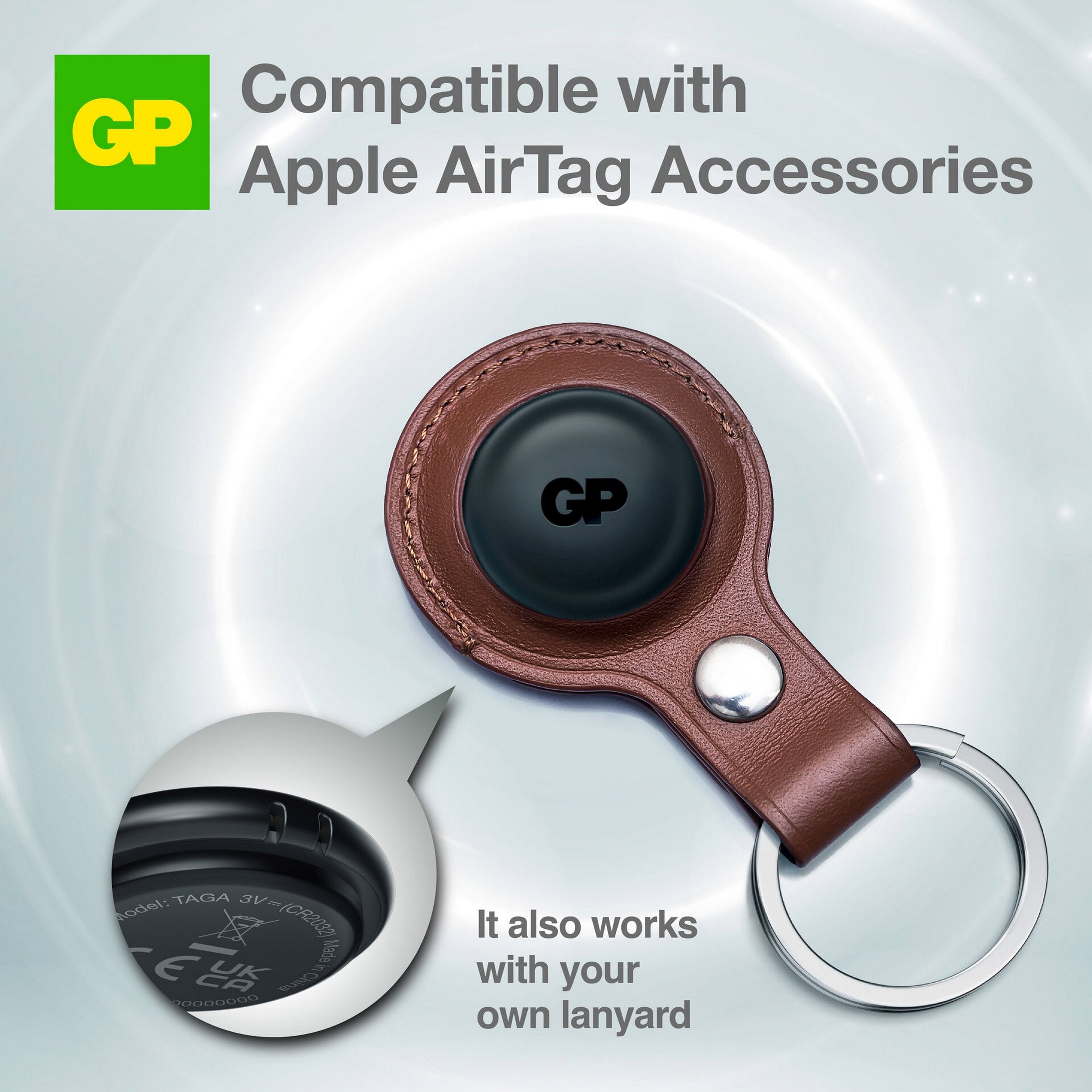 GP eTag Smart Tracker svart 1-pack