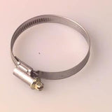Hose clip for inlet silencer