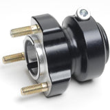 Rear hub 30mm x 65 black 6-8 Aluminium