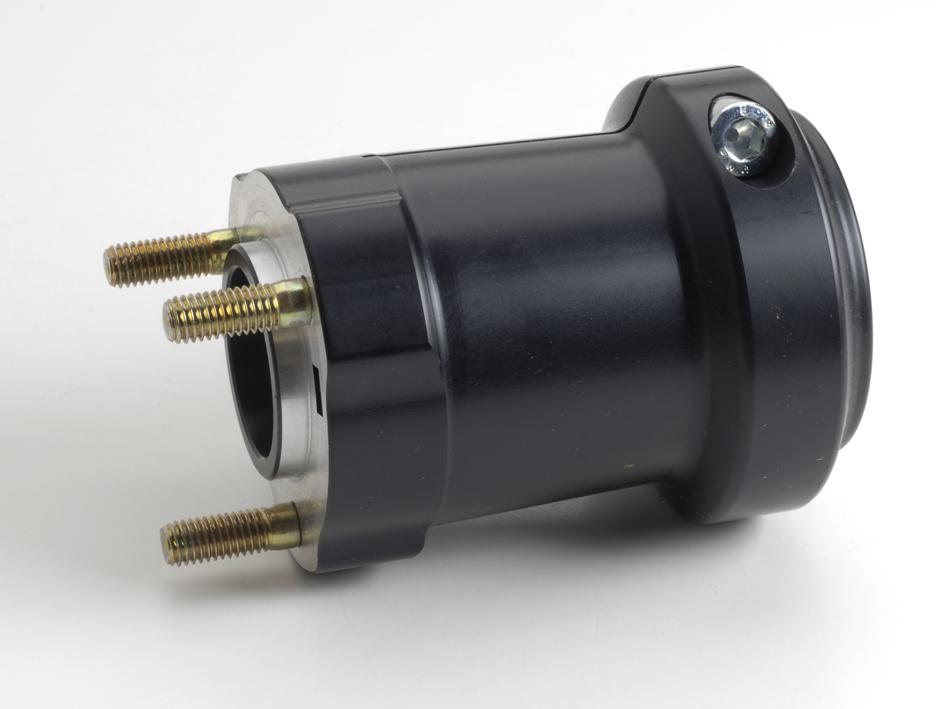 Rear hub 50mm x 95 black Aluminium