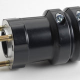 Rear hub 50mm x 115 black Aluminium
