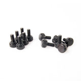 Screw for tyre lock Aluminium Black 12 pcs
