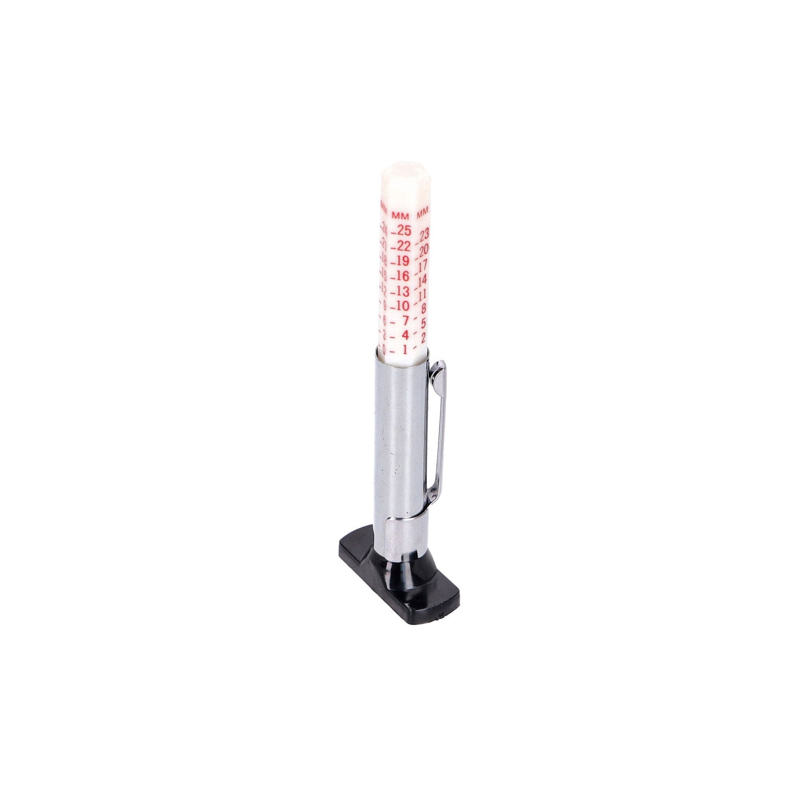 Pattern depth gauge for tires 1-25 mm