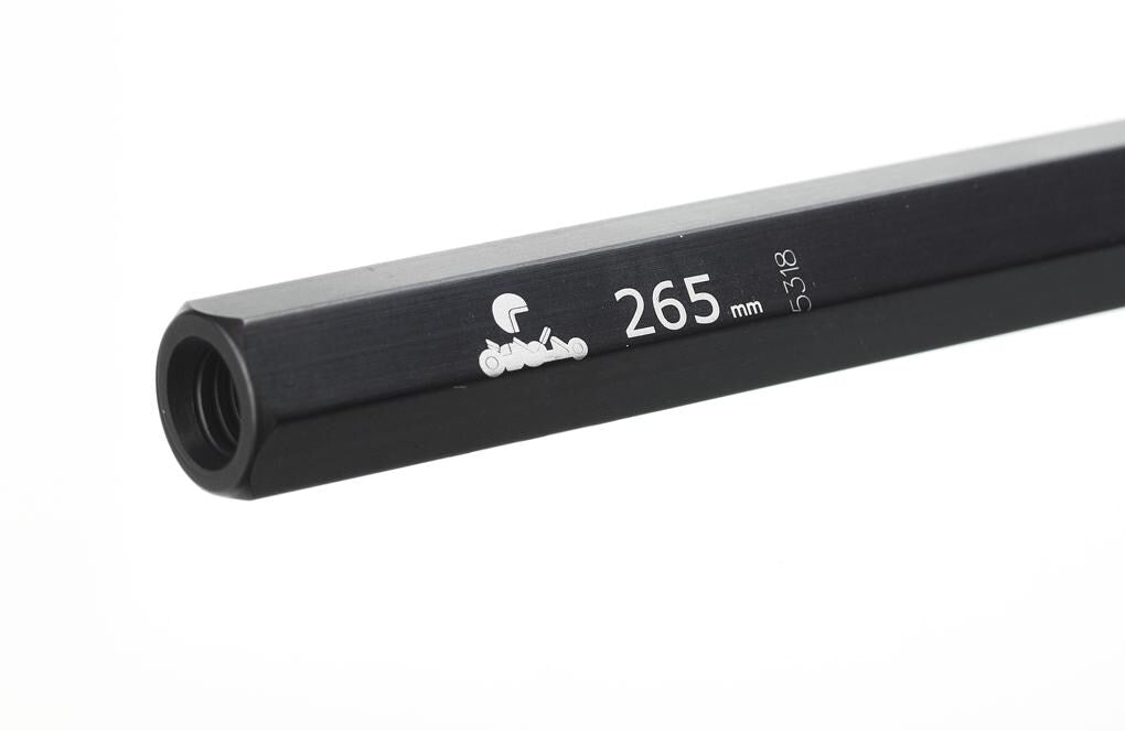 Tie rod 265mm black hexagonal