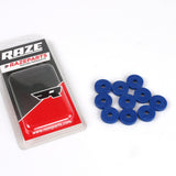 Rubber Washer 6x20mm Blue 10-Pack