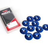 Aluminium Washer Countersunk 8x34mm Blue 10-Pack