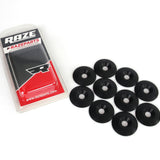 Aluminium Washer Countersunk 8x34mm Black 10-Pack