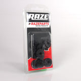Rubber Washer 6x20mm Black 10-Pack