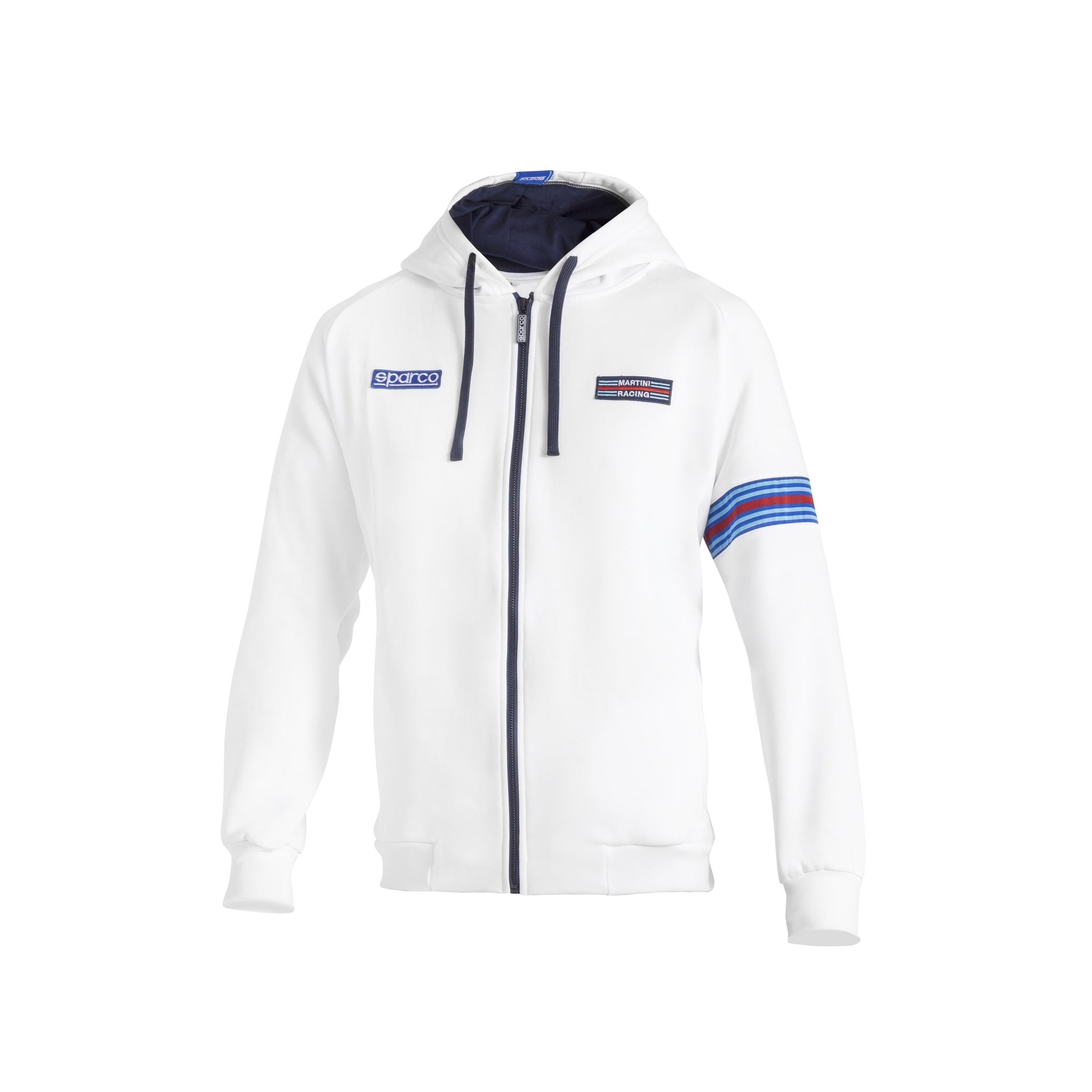 Hoodie Sparco Martini Racing White
