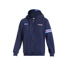 Hoodie Sparco Martini Racing Blue