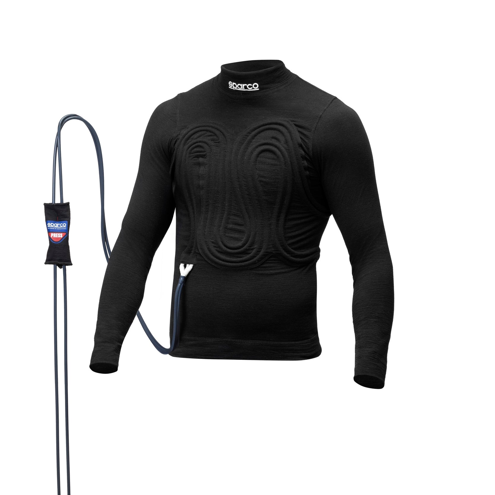 Base Layer Top Sparco Cooling System Front Black