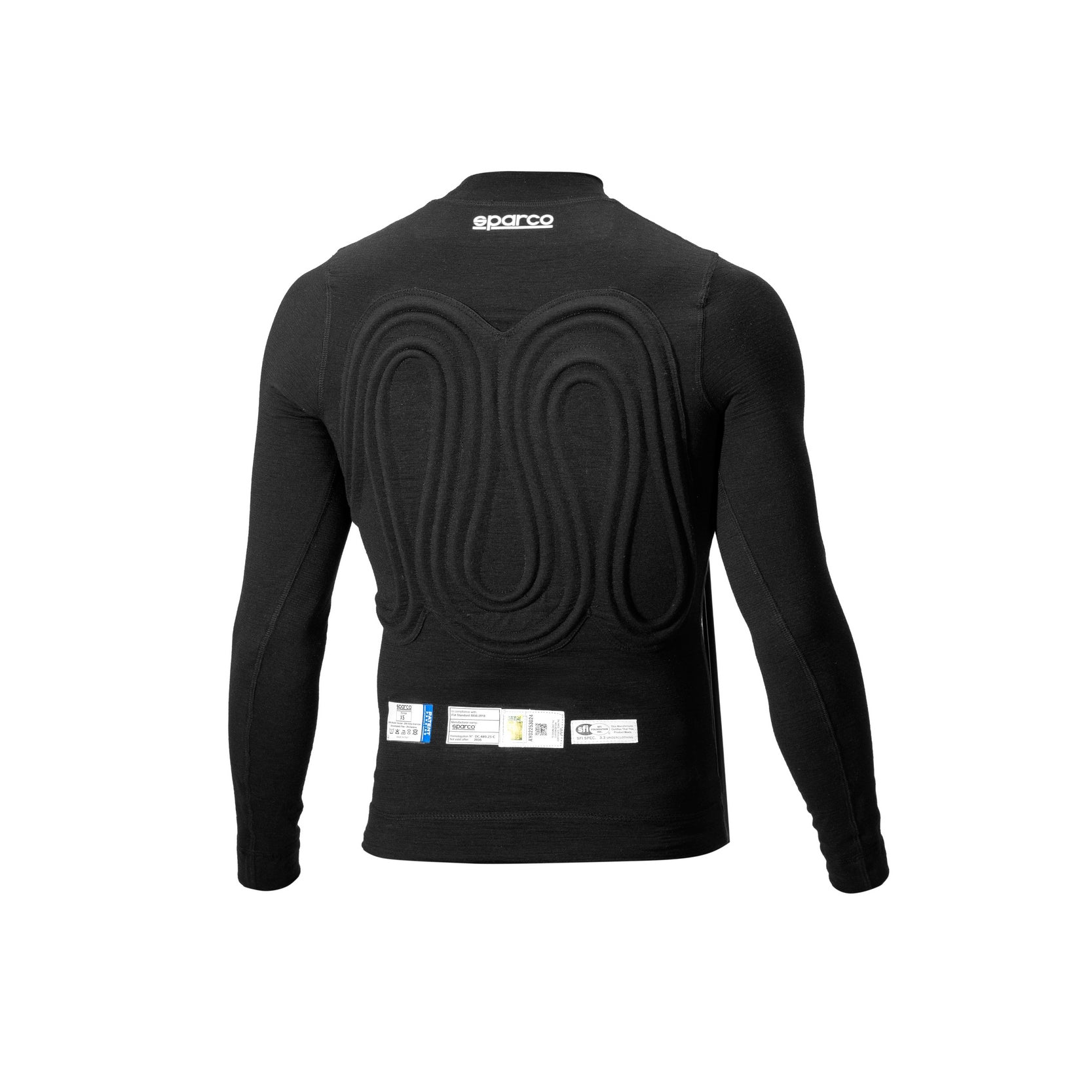 Base Layer Top Sparco Cooling System Front Black
