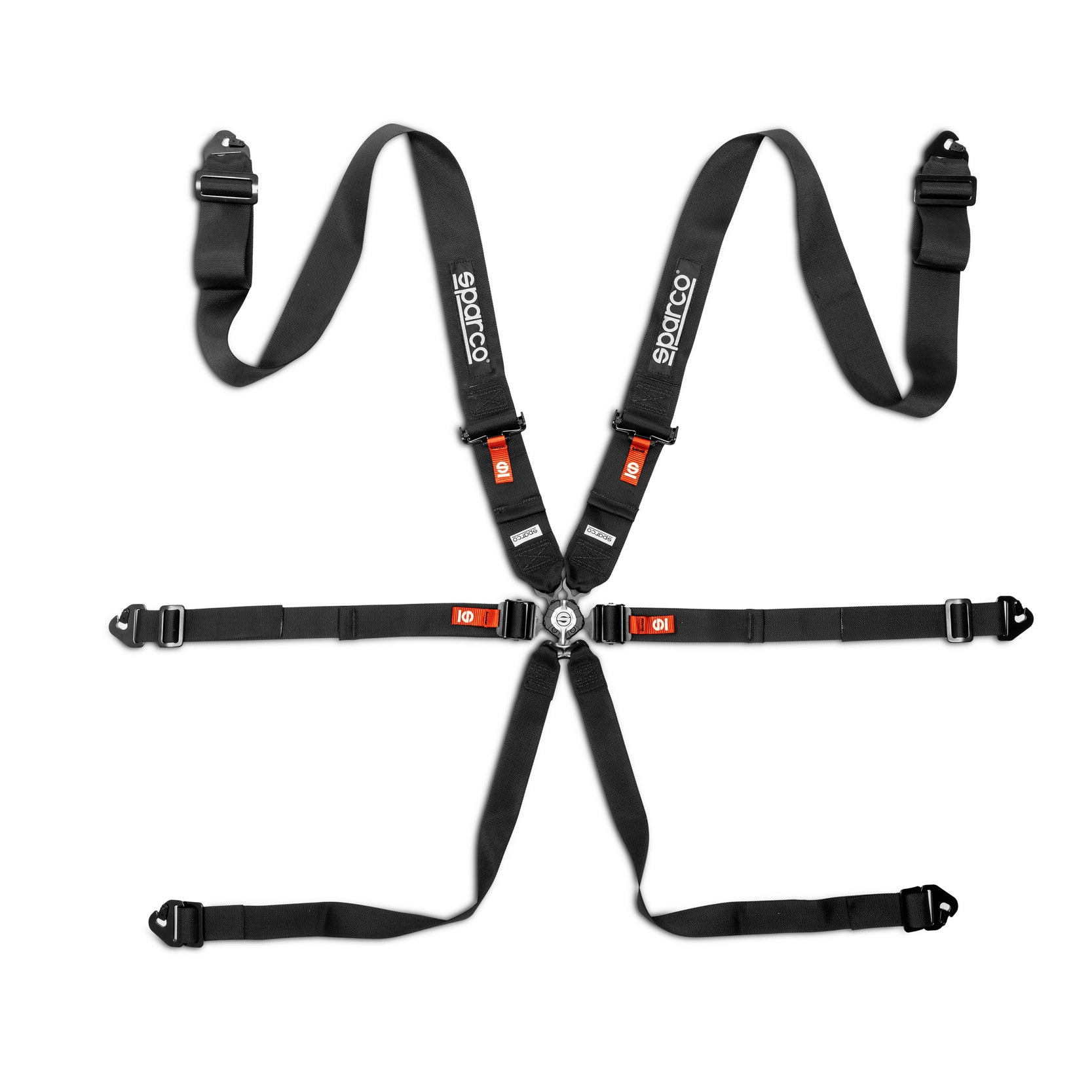 Harness Competition H-3 Steel 6P 3" Black