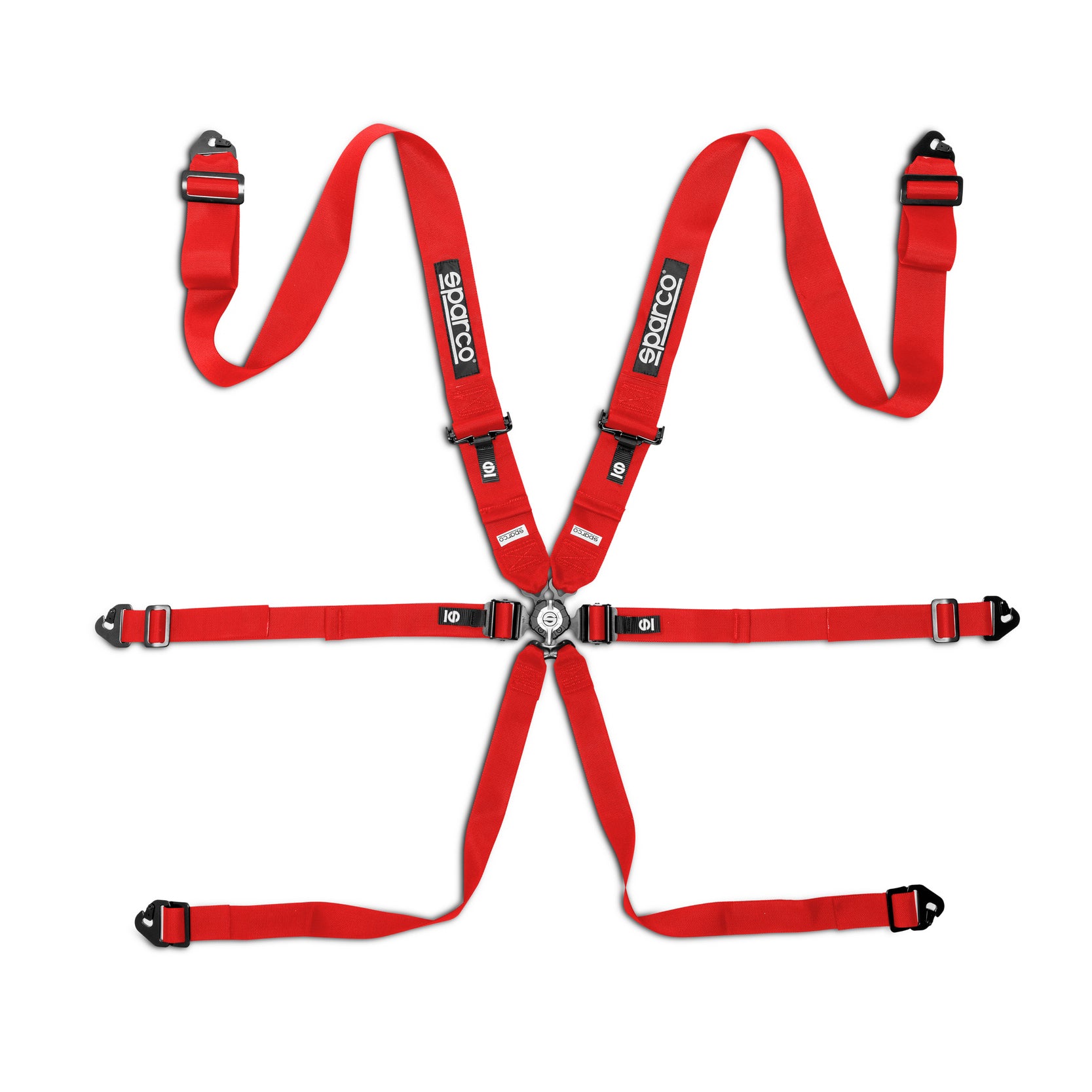 Harness Competition H-3 Steel 6P 3" Red