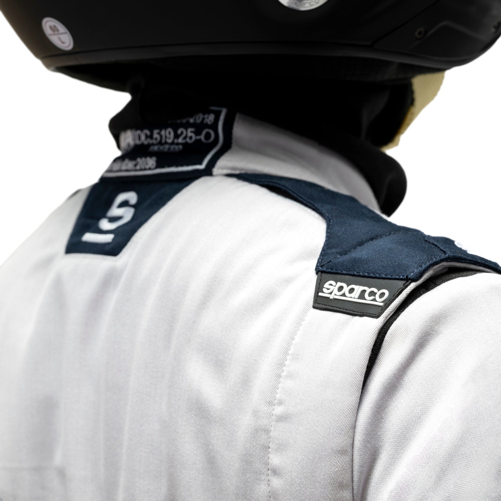 Race Suit Sparco Sprint ASY Advanced R584 Silver/Blue