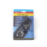 Keyring with Digital Tyre Pressure Gauge 0.4-10 bar