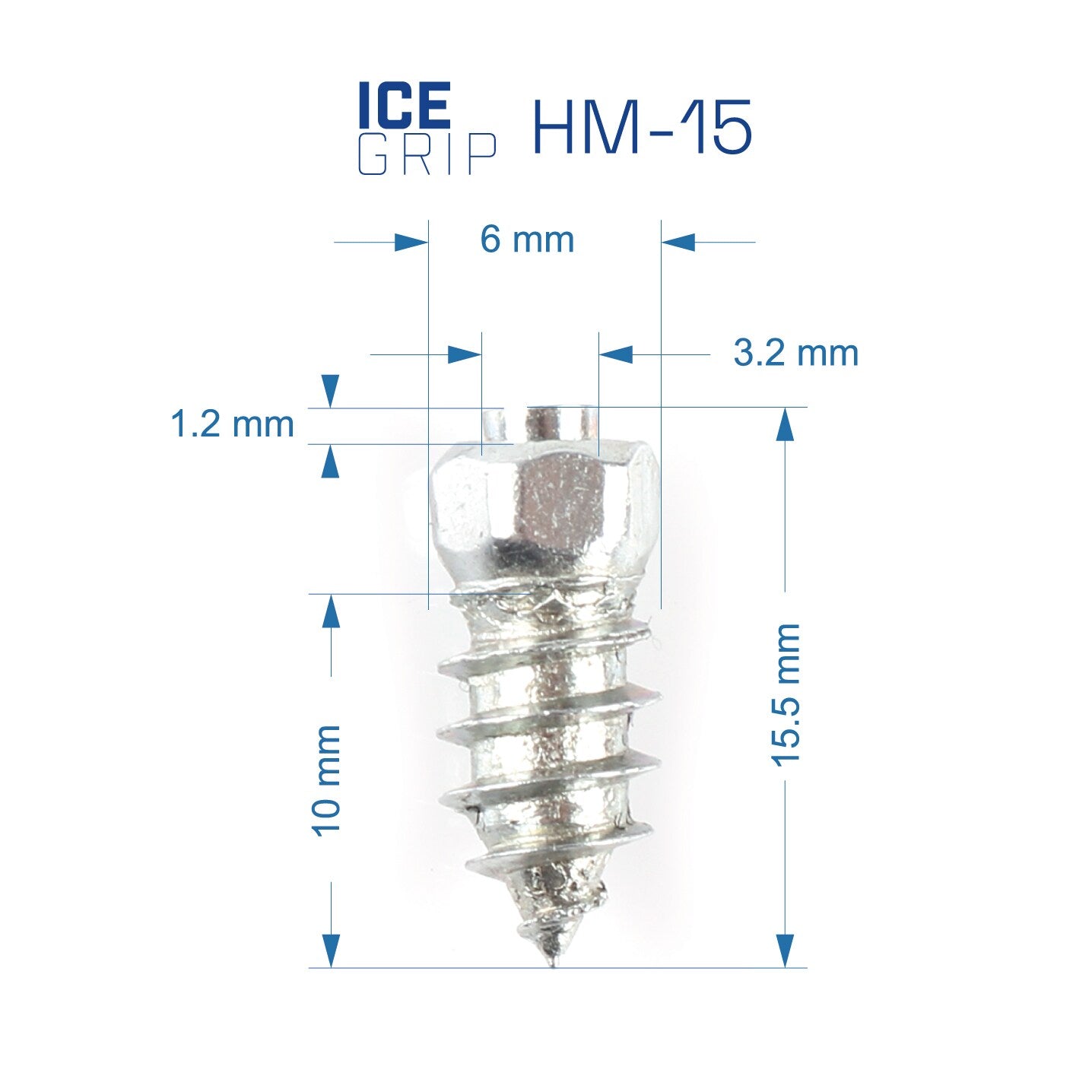 IceGrip stud HM-15 100pcs