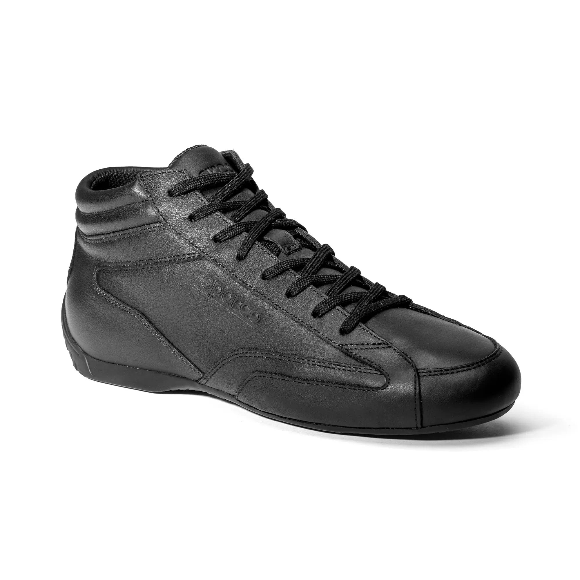 Shoes Sparco S-Drive Mid Leather Black