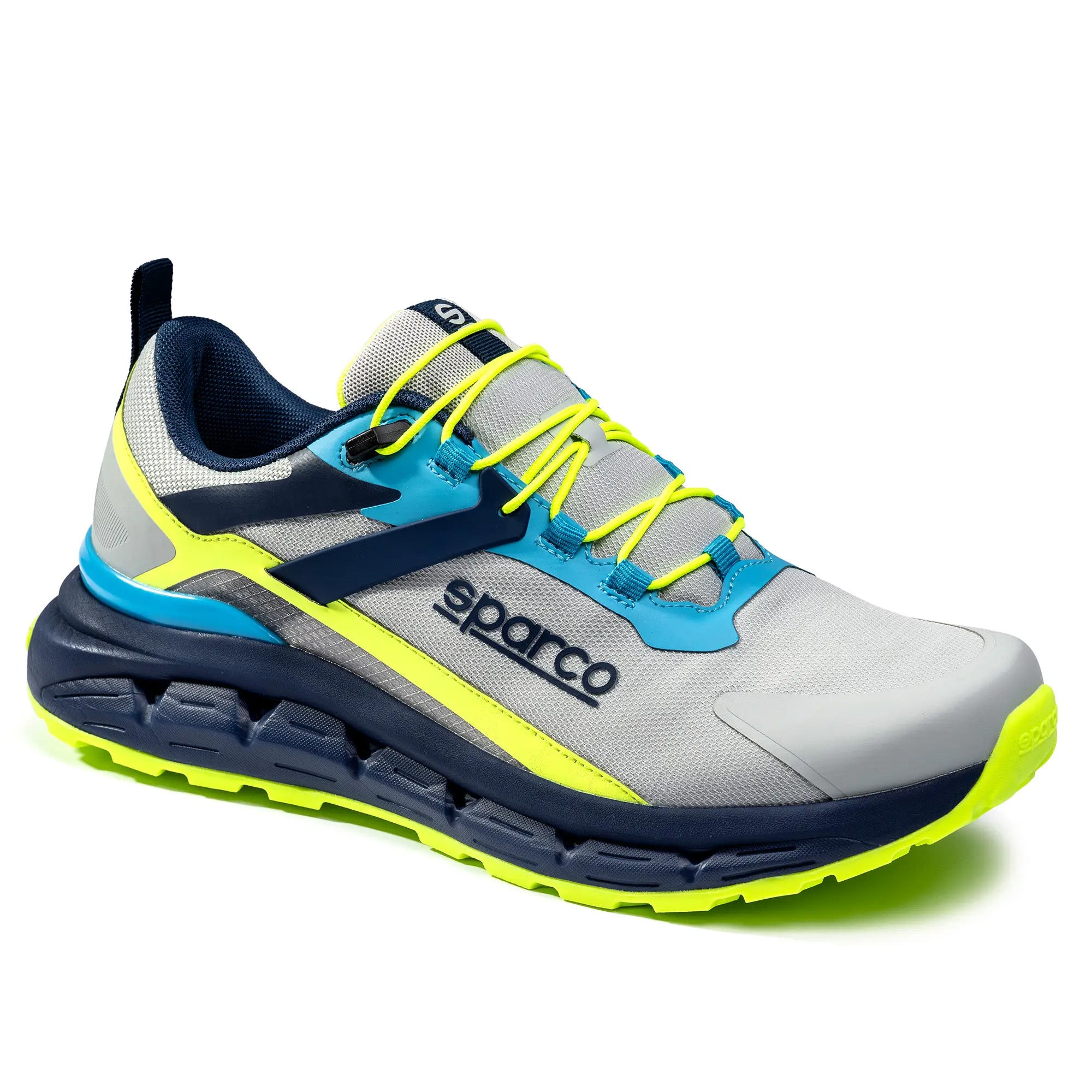 Skor Sparco S-Park 02 Silver/Blå/Gul