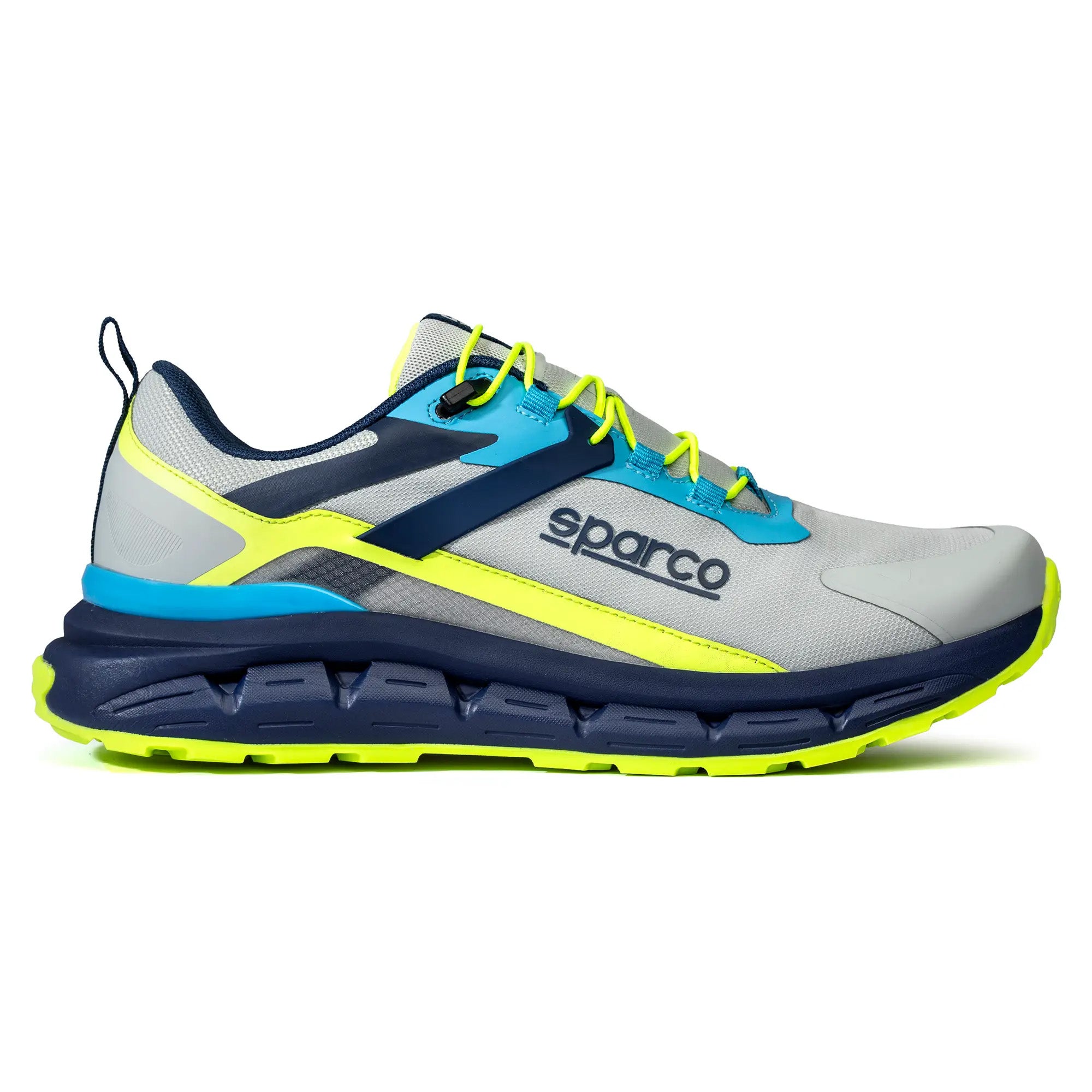 Skor Sparco S-Park 02 Silver/Blå/Gul
