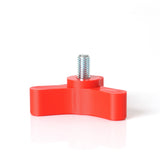 Screw for petrol tank Red