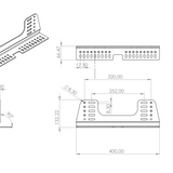 Seat mount steel, Radne Racing