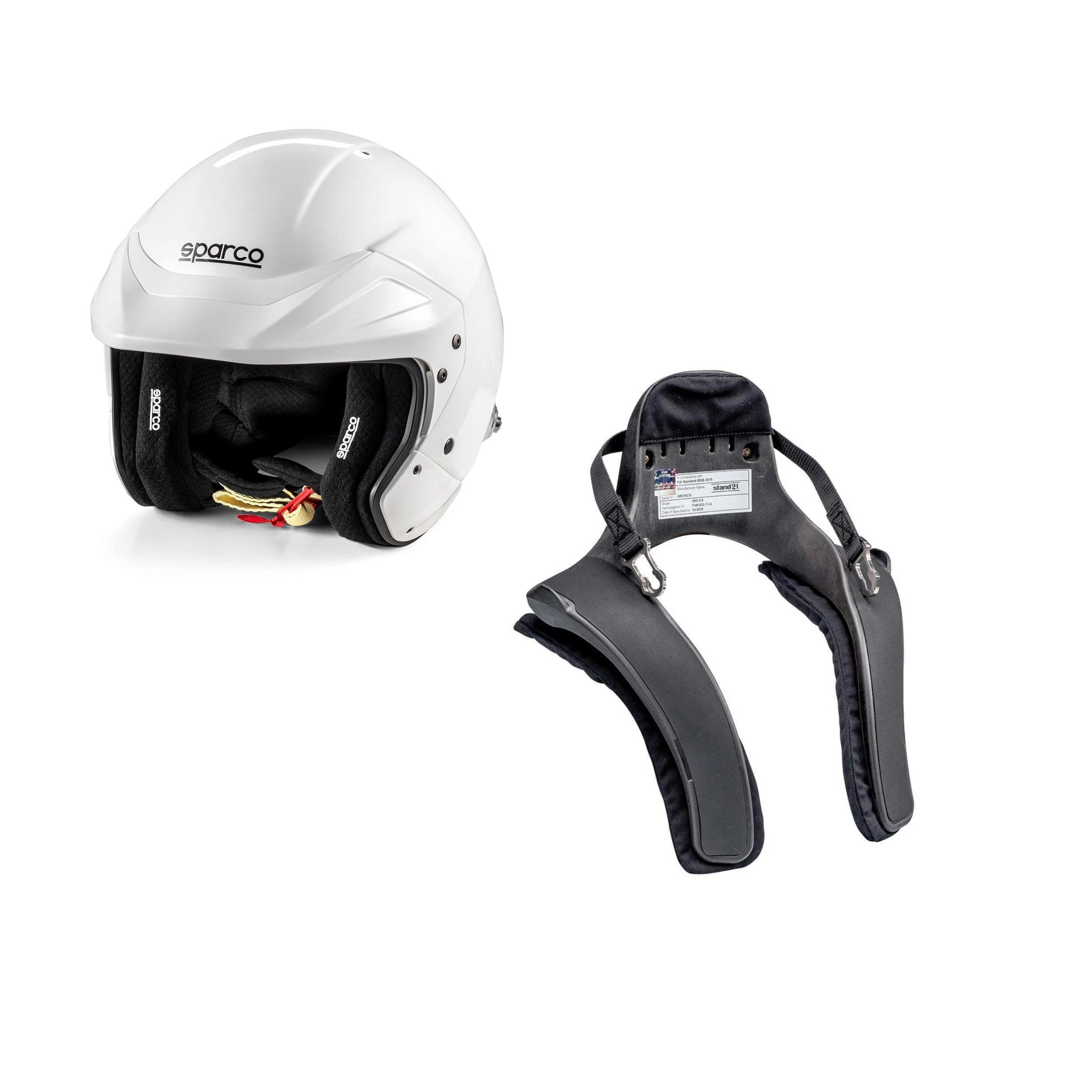 Equipment package Sparco RJ Flux + HANS