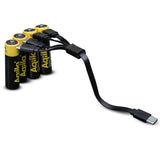Aqiila Rechargeable USB-C Lithium battery AAA 1.5V 4-pack