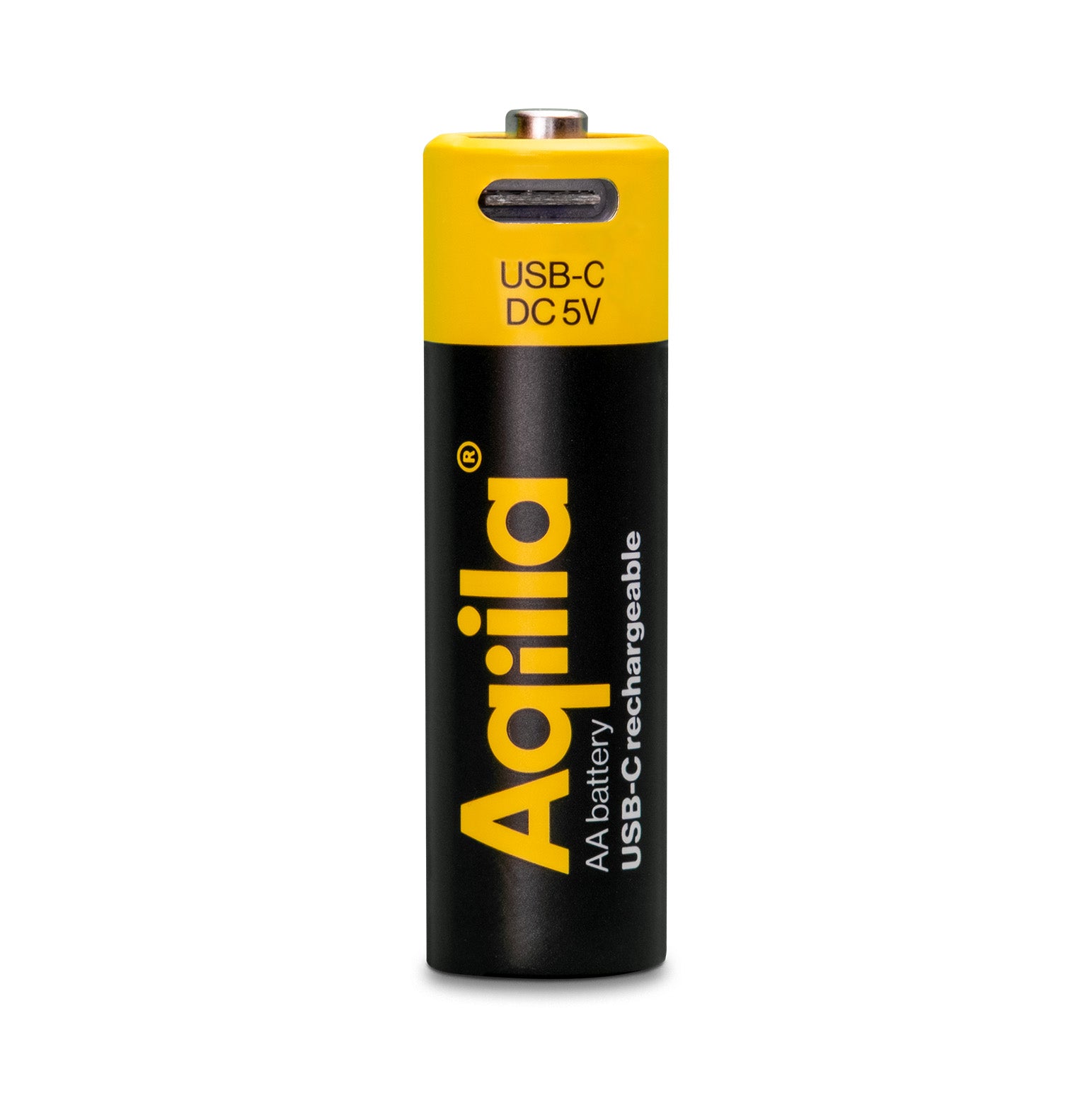 Aqiila Rechargeable USB-C Lithium battery AA 1.5V 4-pack