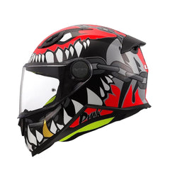 Junior Helmet LS2 FF812 Kid Punk Grey/Red