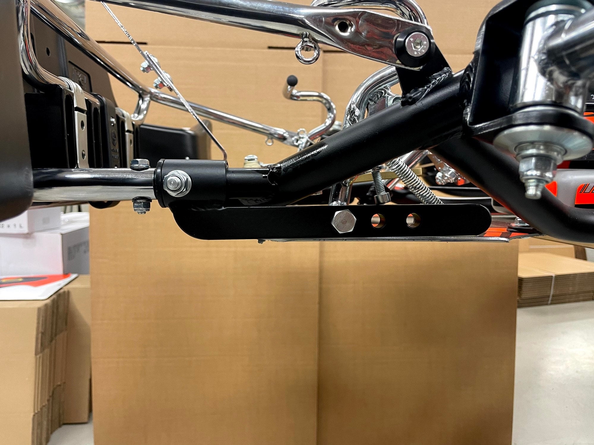 Pedal extension bracket for CRG Black Mirror