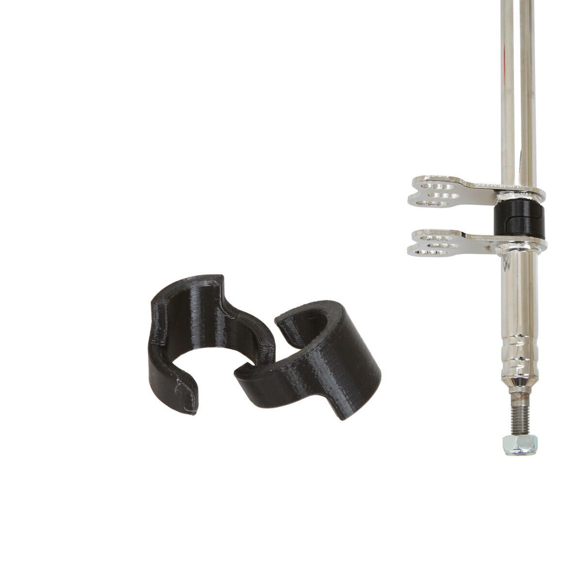 Steering column protection 15 mm Black