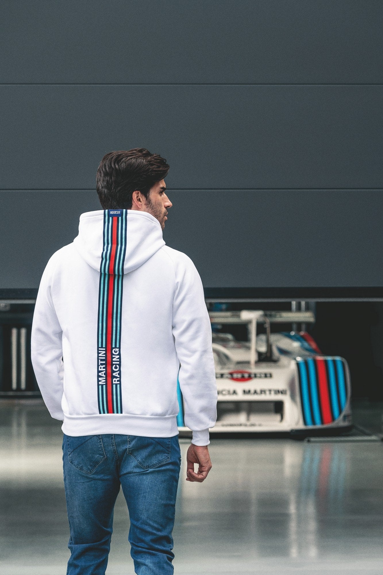 Hoodie Martini Big Stripes Svart