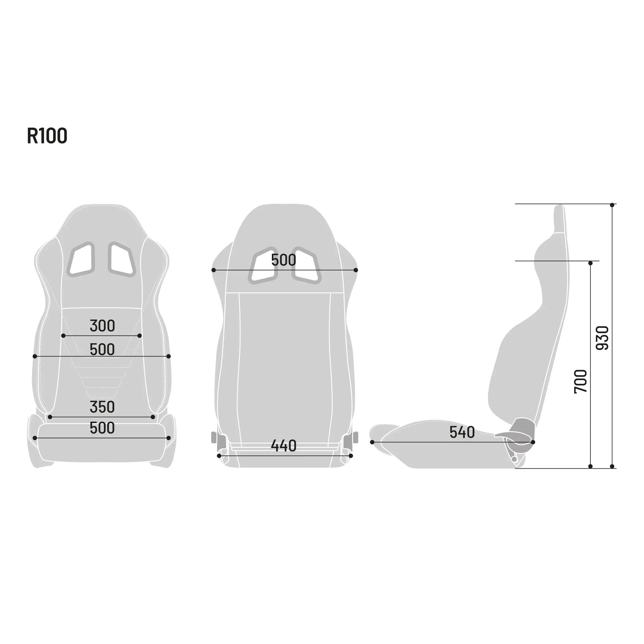 Sportstol Sparco Martini Racing R100