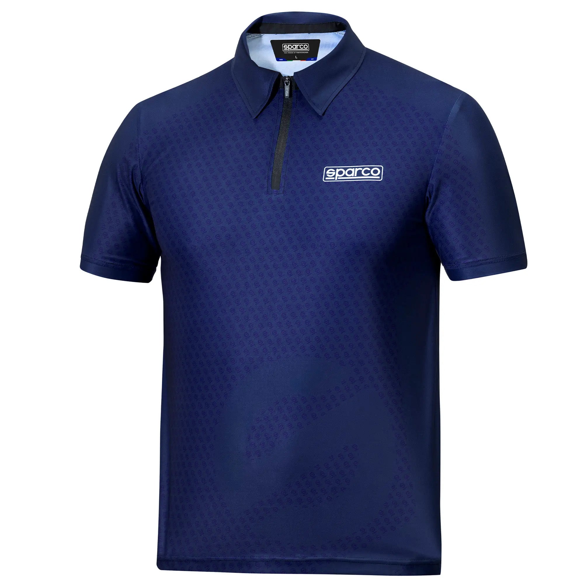 Polo Zip Sparco, Blue