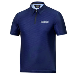 Polo Zip Sparco, Blue