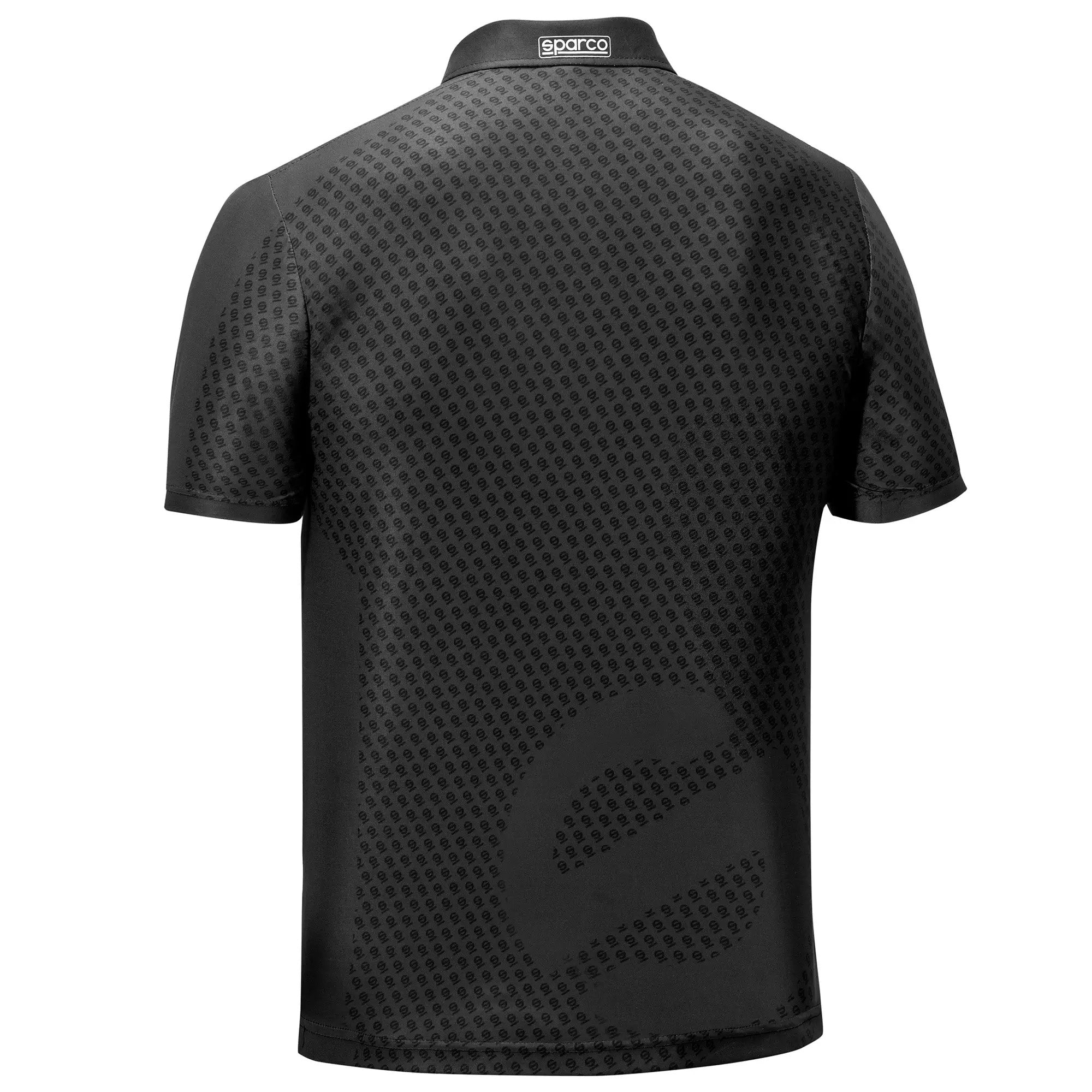 Polo Zip Sparco Black