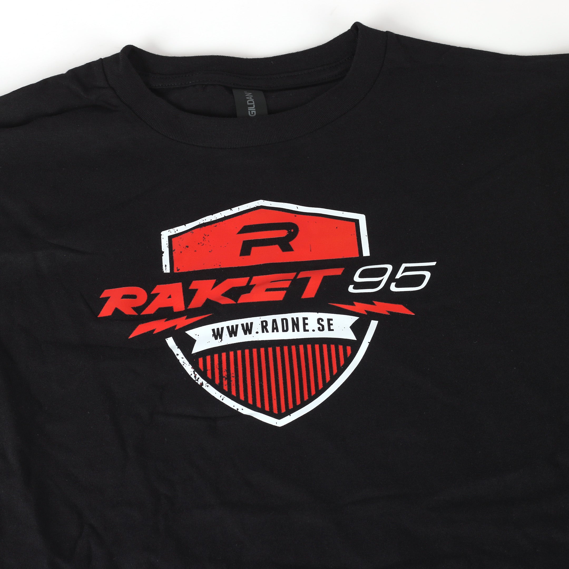 Raket T-shirt svart Barn XL